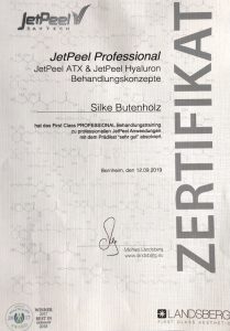 Jetpeel Professional Zertifikat Kosmetik Butenholz