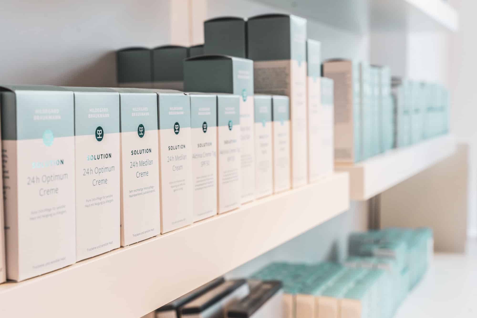 Hildegard Braukmann Produkte im Kosmetikstudio Hannover